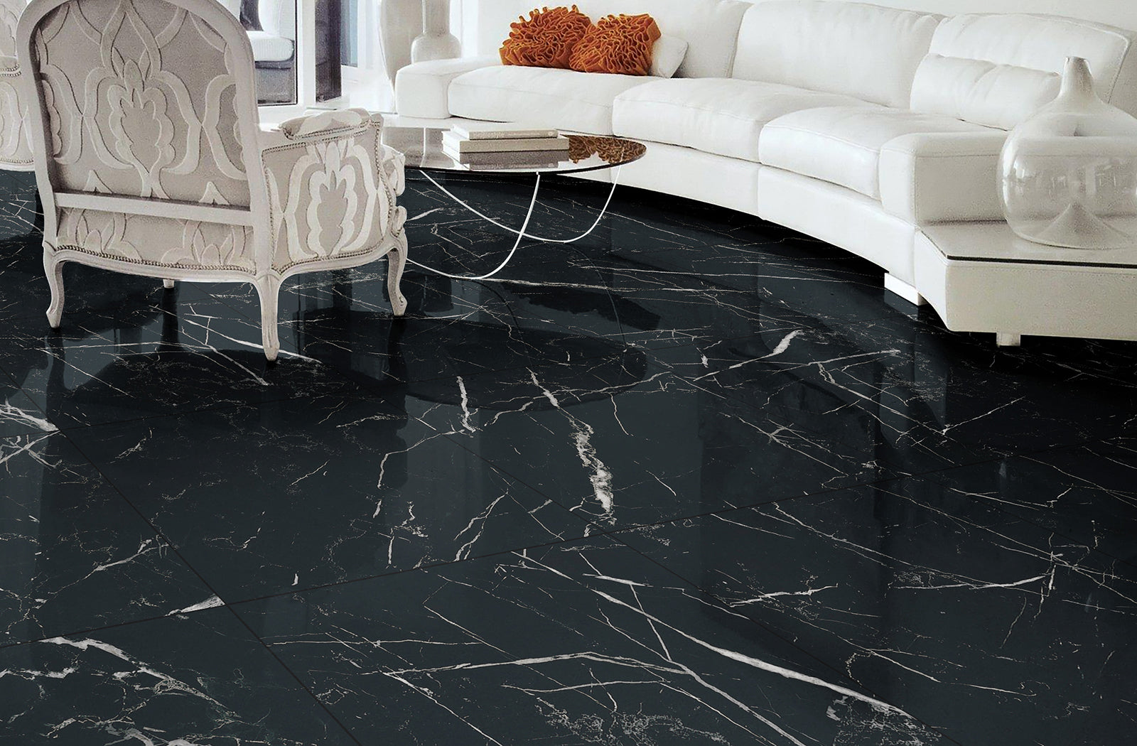 Nero marquina 24x24