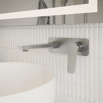 Moroka - Robinet lavabo mural (sans drain)
