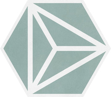 Varadero mint 8x9 hexagone pei:5 9.04pc/bte