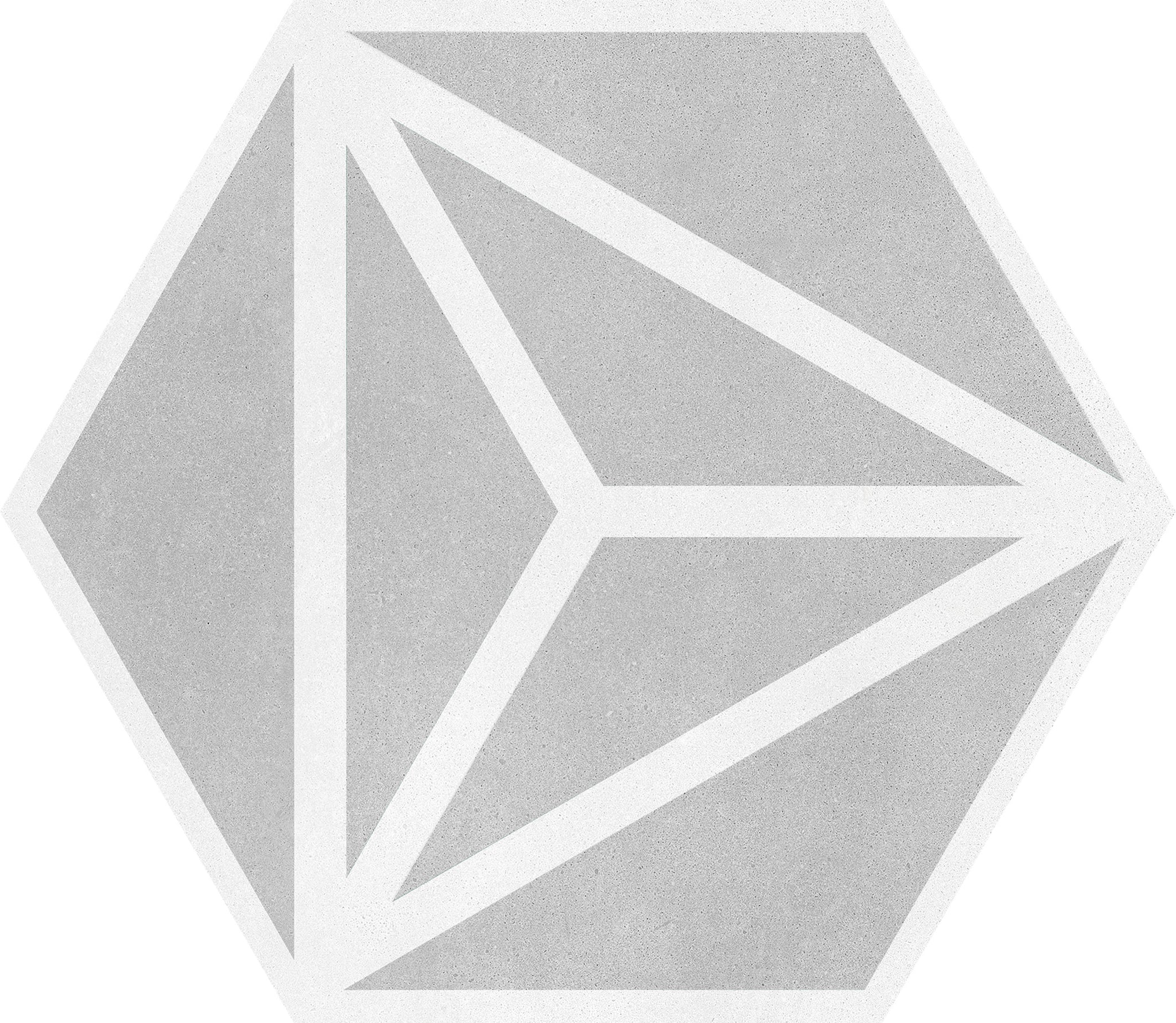 Varadero grey 8x9 hexagone pei:5 9.04pc/bte