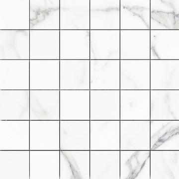 Halcon palatina blanco brillo mosaiq. 2x2 (12x12)8mm  1 pc/mcx